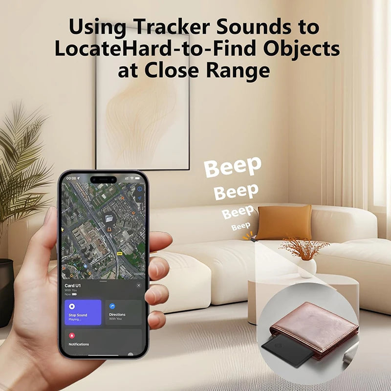 Slim Wallet Finder Card