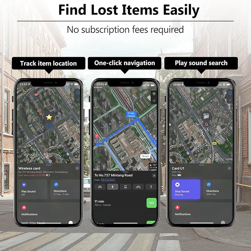 Slim Wallet Finder Card
