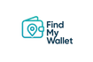 logo del mio negozio che vende una tessera per ritrovare il portafoglio e si chiama find my wallet